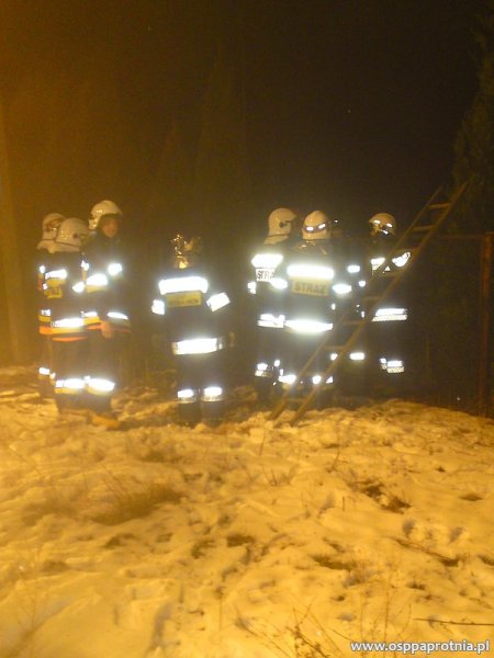 Pożar budynku gospodarczego w Ludwikowie